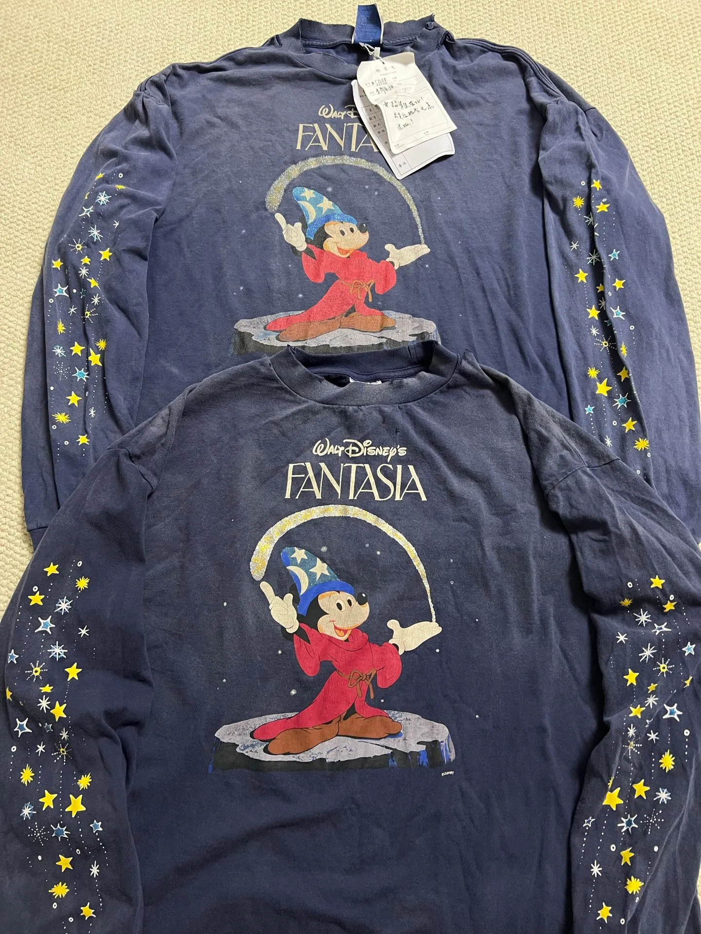 SAINT Mxxxxxx Washing water destroys Mickey long sleeves! Shipping soon!